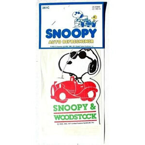 Sealed Vtg 1971 SNOOPY & WOODSTOCK Peanuts Gang Snoopy Auto Refreshener